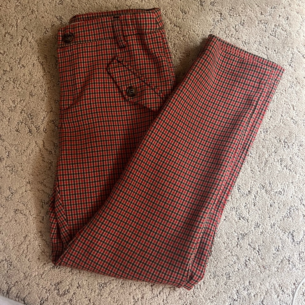 Zara Girls Plaid Pants